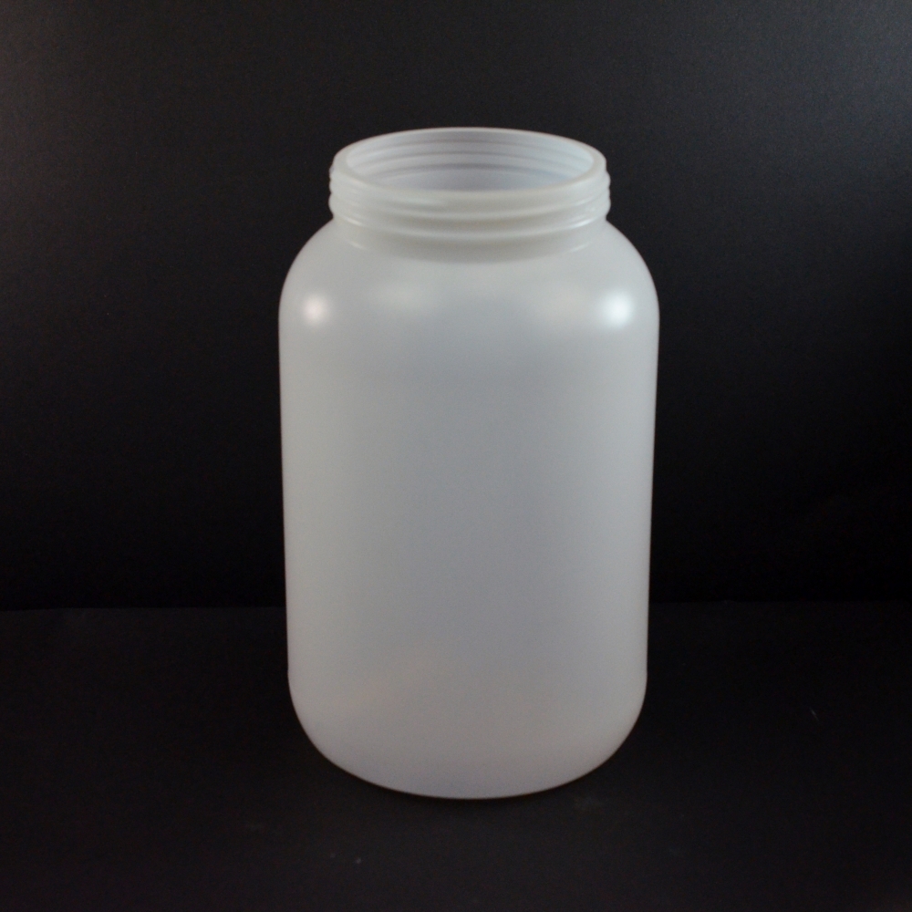 1 Gallon 110mm Natural Round HDPE Jar