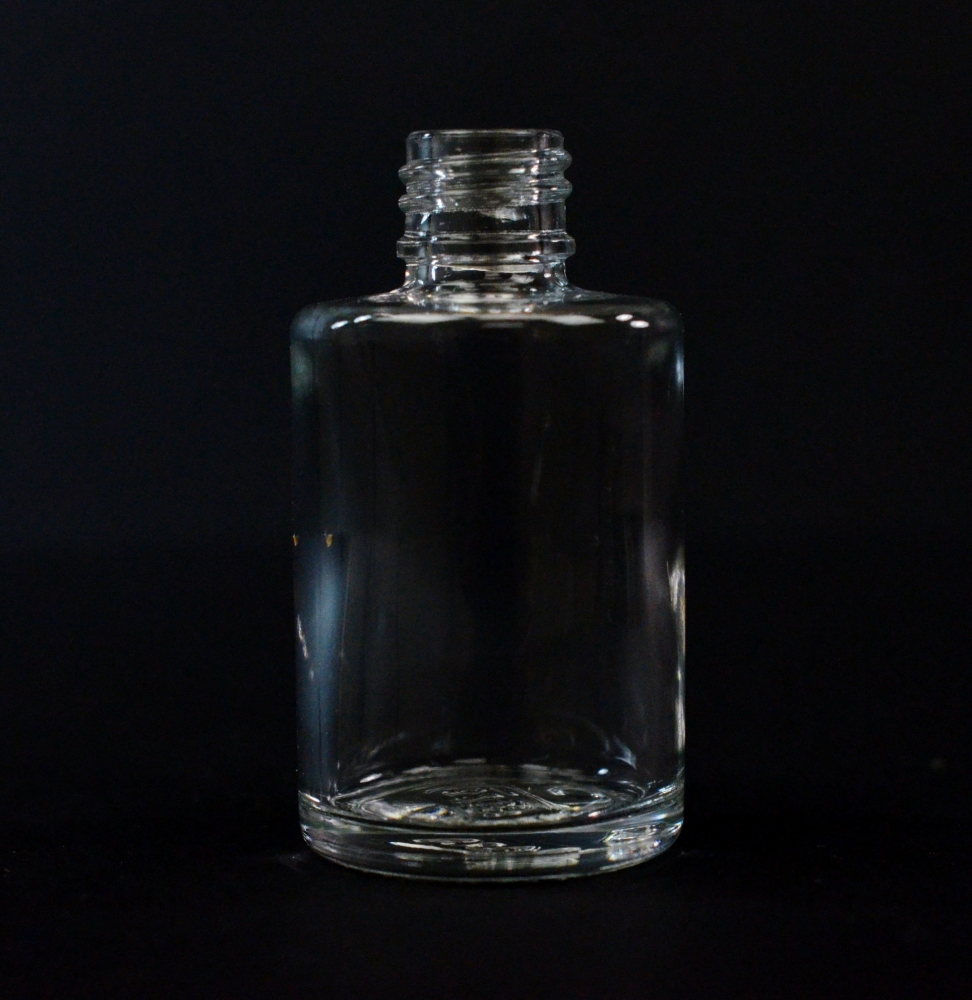 1/2 oz 13/415 Cylinder Clear Glass Bottle