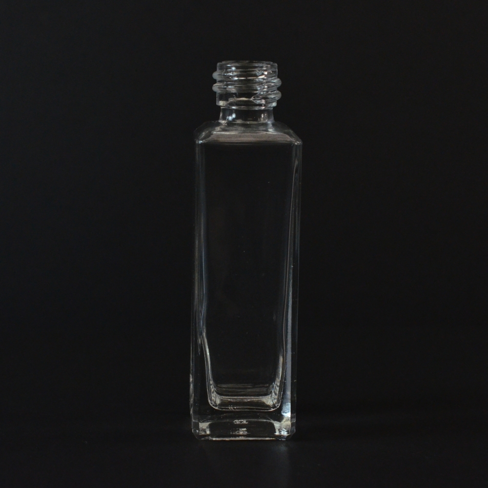 1/2 oz 15/425 Nancy Square Clear Glass Bottle