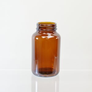 Glass Bottle 200cc Pharmaceutical Packer Amber 45-400_3090