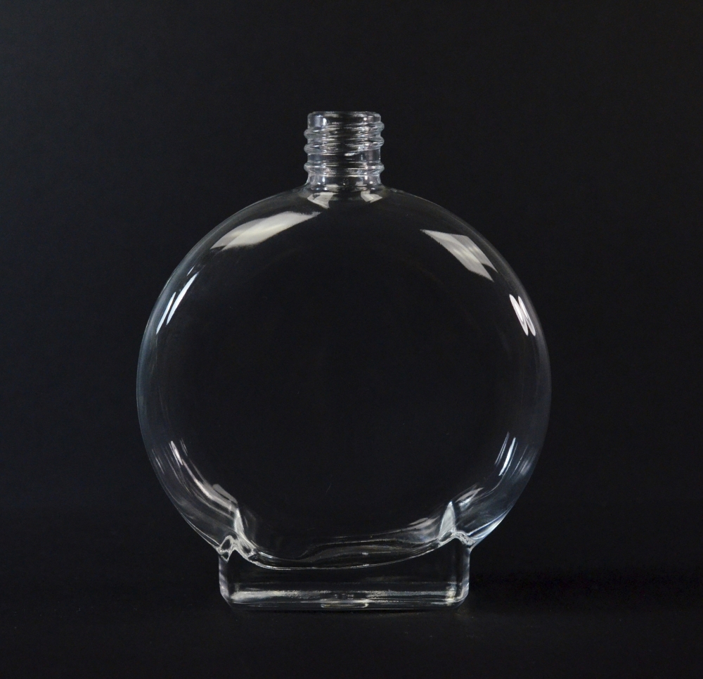 3.3 oz 18/415 Vision Oval Clear Glass Bottle
