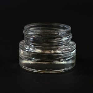 Glass Jar 0.25 oz. Heavy Wall Straight Base Clear 33-400_1106
