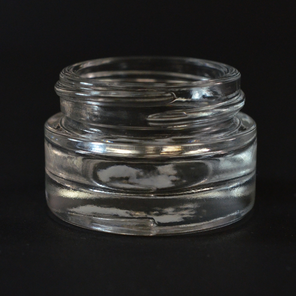 1/2 oz 40/400 Renoir Clear Glass Jar (discontinued)