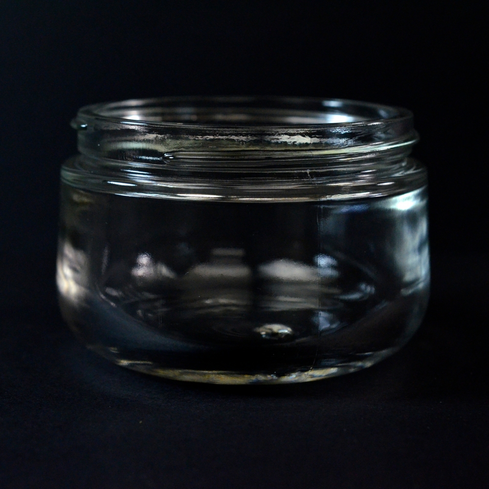 200 ML 83/400 Goutte Clear Glass Jar