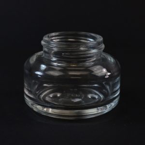 Glass Jar 40ml Heavy Wall Round Base Tango Clear 40-400_1095