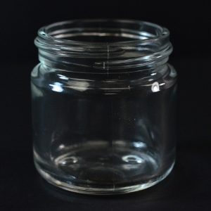 Glass Jar 60ml Round Base Volga Clear Special_1098