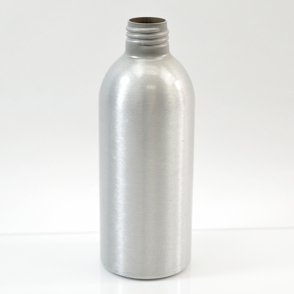 6 oz Brushed Silver 24/410 Aluminum, 53×140 Bottle