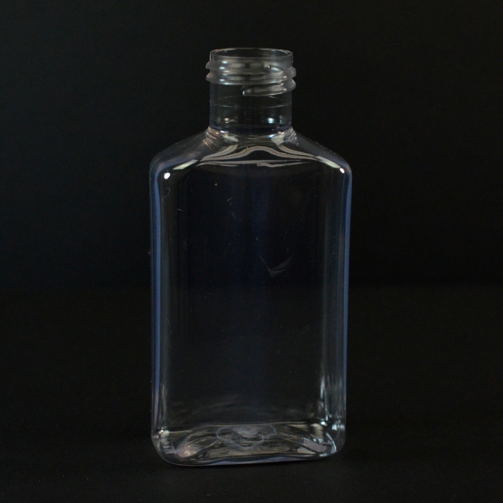 100 ml 24/410 Metric Oblong Clear PET Bottle