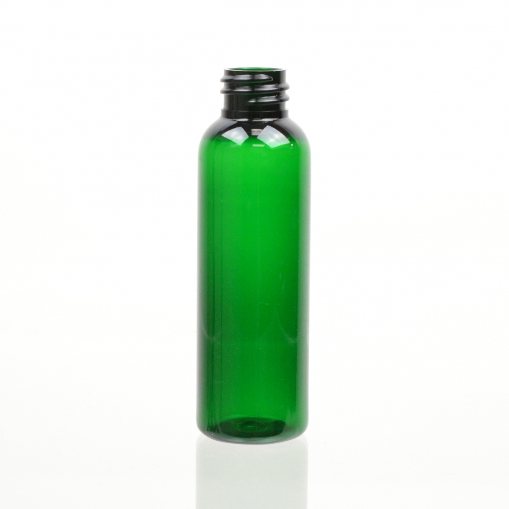 2 oz 20/410 Cosmo Round Emerald PET Bottle