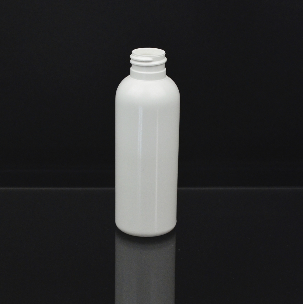 4 oz 24/410 Royalty Round White HDPE Bottle