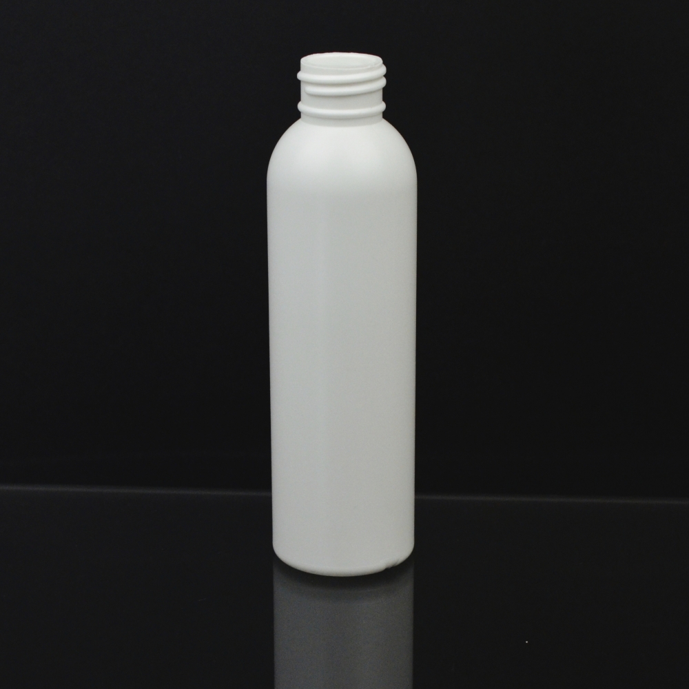 5 oz 24/410 Imperial Round White HDPE Bottle