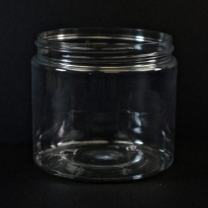 Plastic Jar 16 oz. Straight Sided PET Clear 89-400_1390