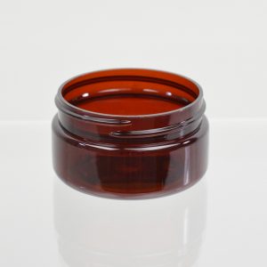 Plastic Jar 2 oz. Heavy Wall Low Profile Amber PET 58-400_1206