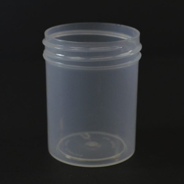 Plastic Jar 2 oz. Regular Wall Straight Base Natural PP 48-400_1269