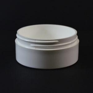 Plastic Jar 2 oz. Thick Wall Straight Base White PP 70-400_1464