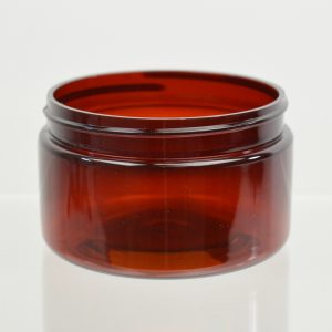 Plastic Jar 4 oz. Heavy Wall Low Profile Amber PET 70-400_1210