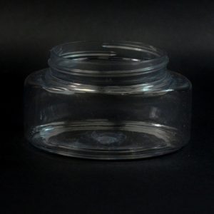 Plastic Jar 4 oz. Powell Oval PET Clear 58-400_1228