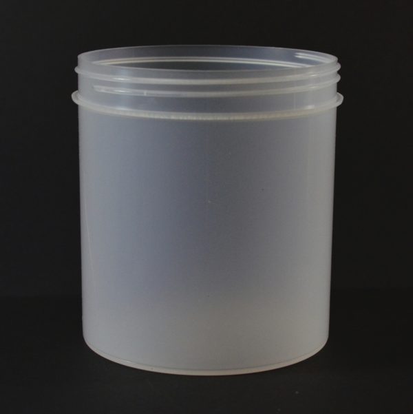 Plastic Jar 40 oz. Regular Wall Straight Base Natural PP 120-400_1338