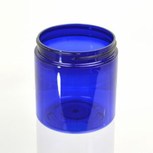Plastic Jar 8 oz. Straight Sided PET Cobalt 70-400_1381