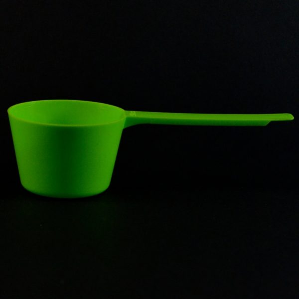 Plastic Measuring Scoop Spoon 90cc Green Long Handle_3693