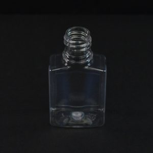 1 oz 18-415 Clear PET Indented Rectangle Amenity Bottle_3697
