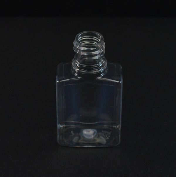 1 oz 18-415 Clear PET Indented Rectangle Amenity Bottle_3697