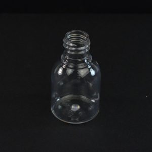 1 oz 18-415 Clear PET Regent Bell Round Amenity Bottle_3698