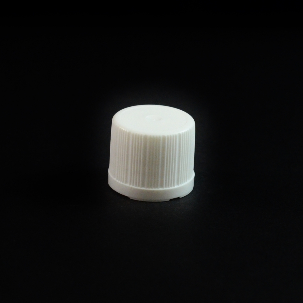 18-DIN White Regular Vertical Dropper Cap