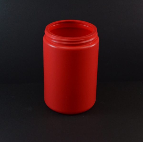 25 oz 89-400 Dark Red HDPE Canister_1348