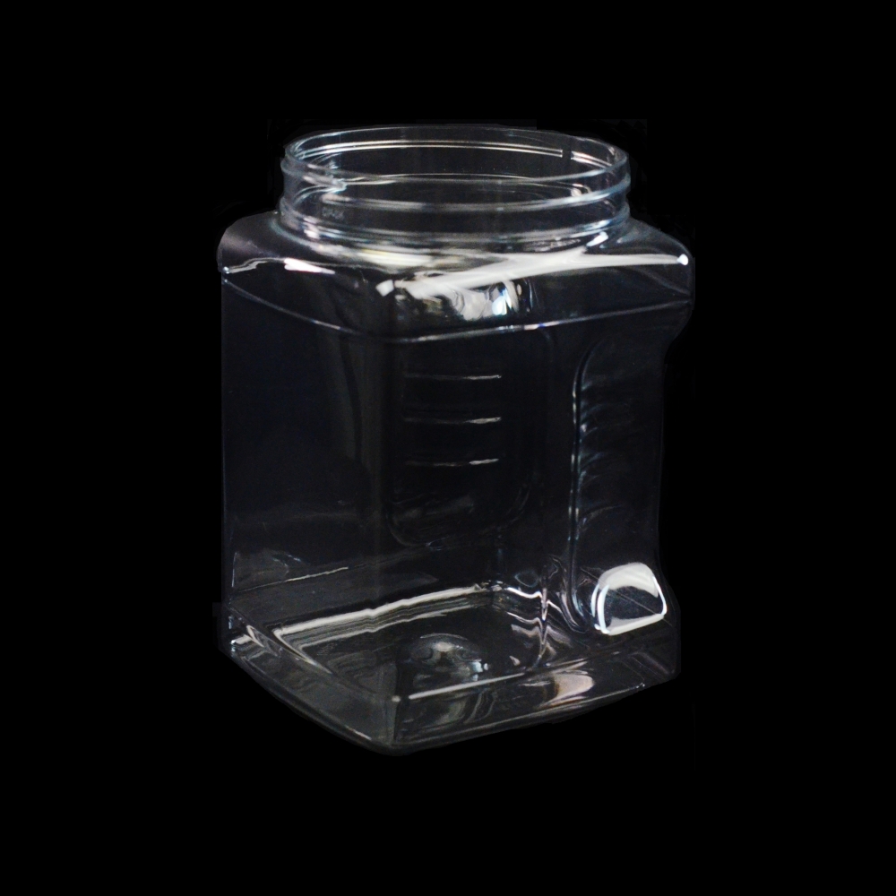 64 oz 110mm Clear Grip PET Jar