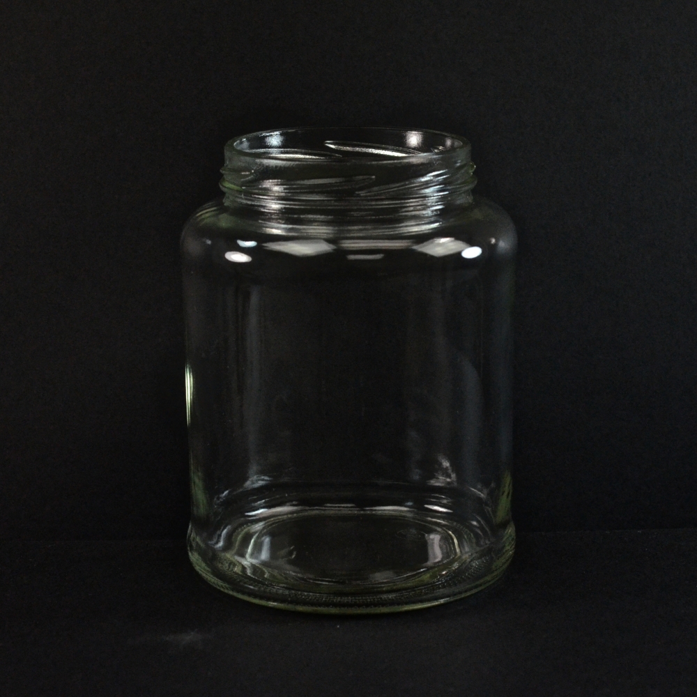 16 OZ 82/2040 LUG Flint Squat Glass Jar