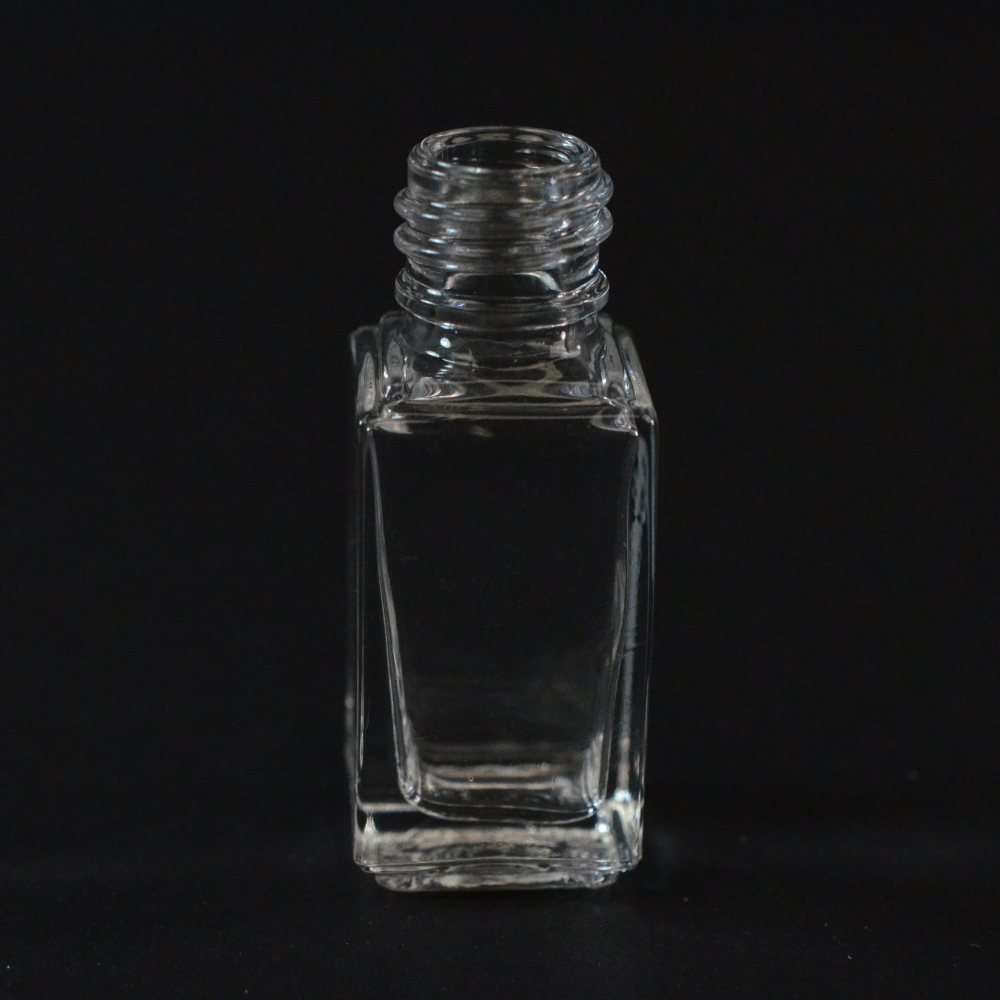 1/4 oz 13/415 Florence Square Clear Glass Bottle
