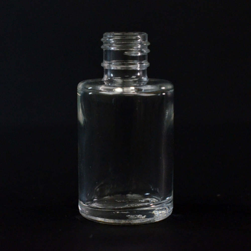 1/2 oz 15/415 Cylinder Clear Glass Bottle