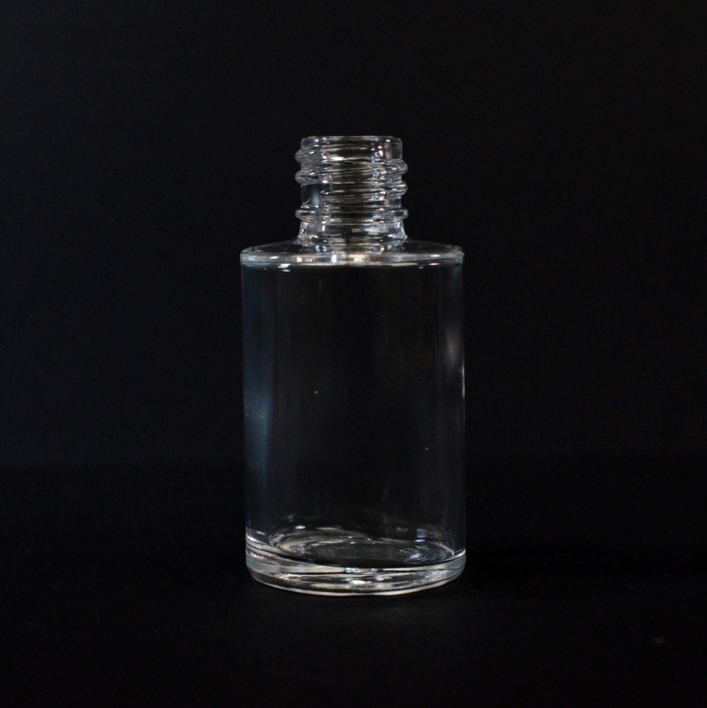 1 oz 18/415 Cylinder Clear Glass Bottle
