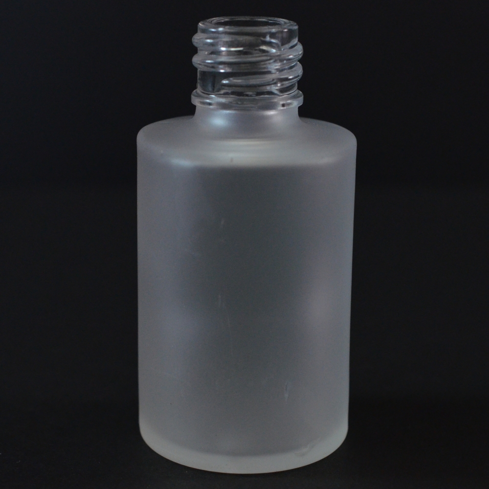 1 oz 18/415 Cylinder Frosted Glass Bottle