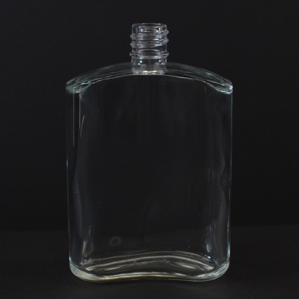 100 ml E5 Bill Oval Clear Glass Bottle