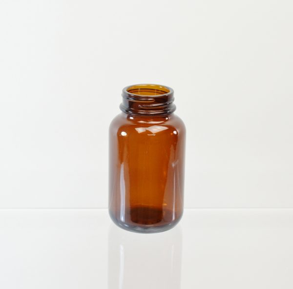 Glass Bottle 120cc Pharmaceutical Packer Amber 38-400_3088