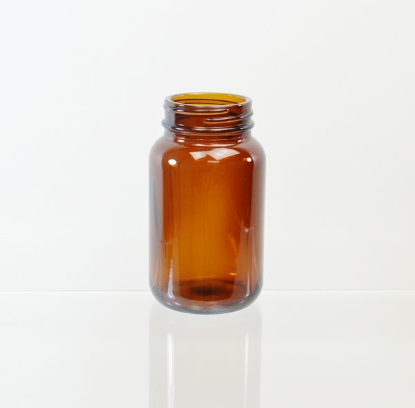 Glass Bottle 150cc Pharmaceutical Packer Amber 45-400_3089