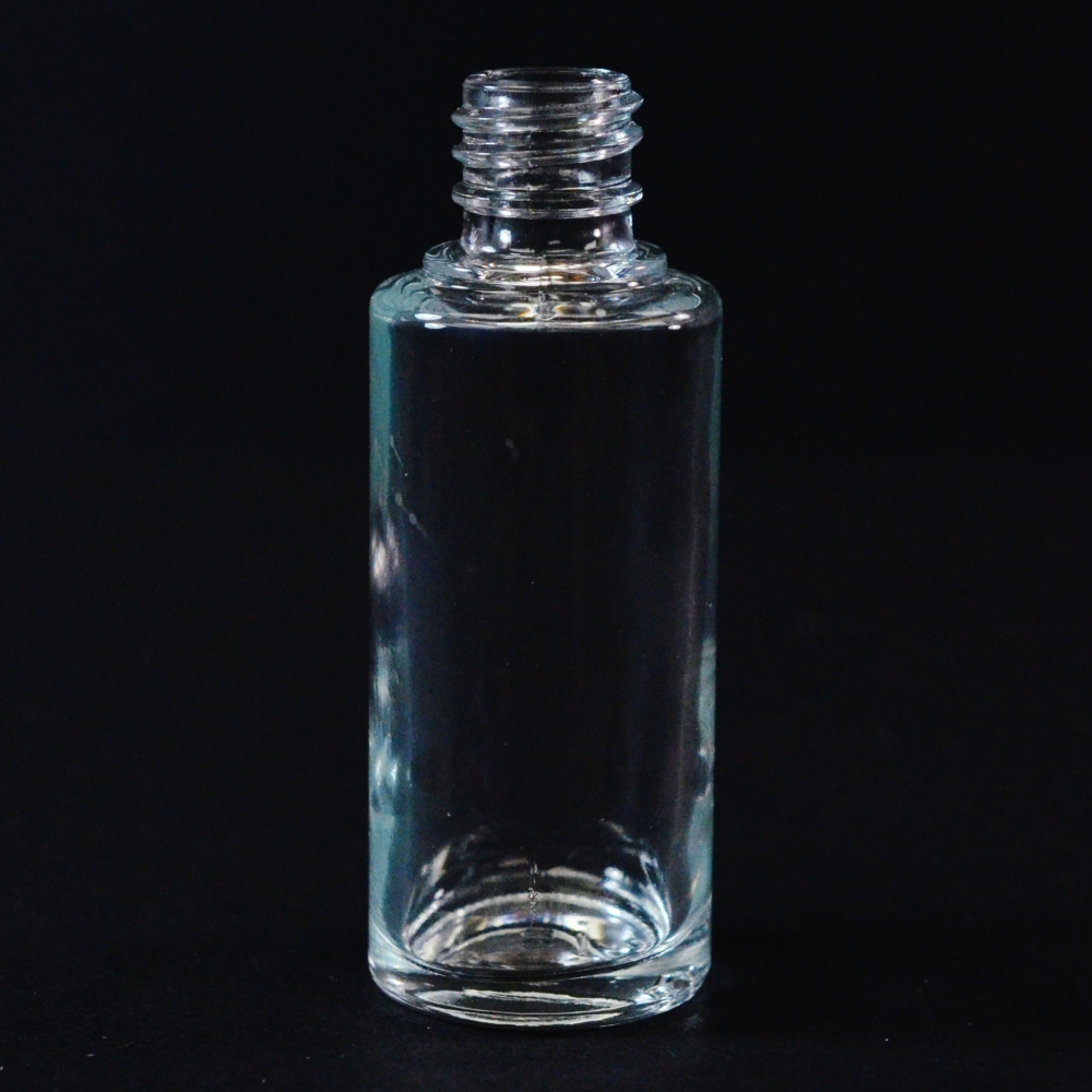 15 ml E4 Ronde Cylinder Clear Glass Bottle