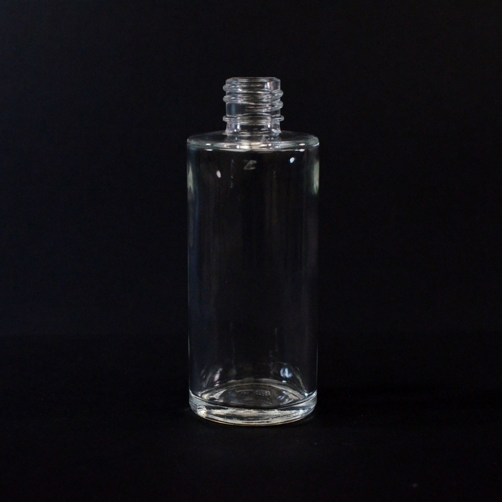 2 oz 18/415 Cylinder Clear Glass Bottle