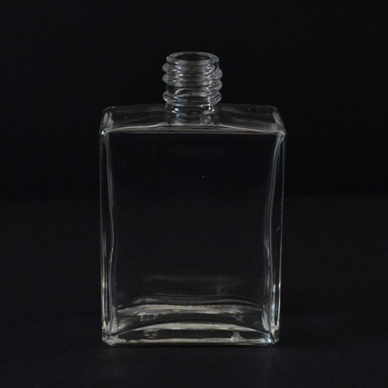 2 Oz 18/415 Rectangular Clear Glass Bottle - PackagingBuyer