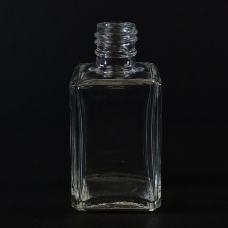 2 Oz 20/415 Florence Square Clear Glass Bottle - PackagingBuyer