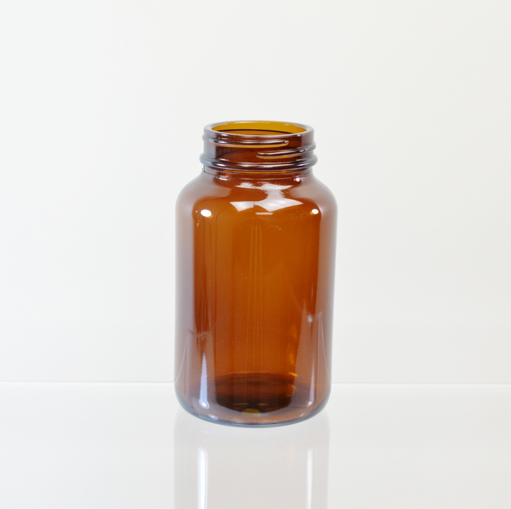 200CC 45/400 Amber Glass Nutritional Supplement Packer