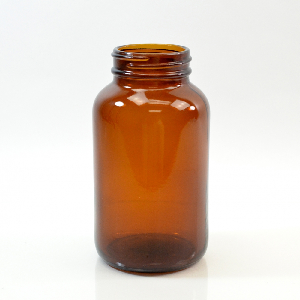 250CC 45/400 Amber Glass Nutritional Supplement Packer