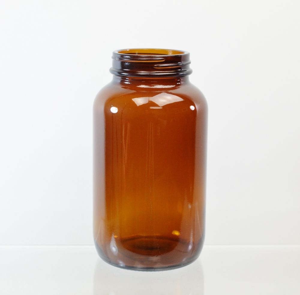400CC 53/400 Amber Glass Nutritional Supplement Packer