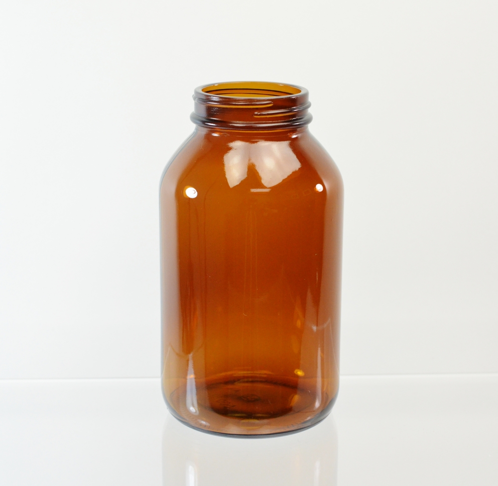500CC 53/400 Amber Glass Nutritional Supplement Packer