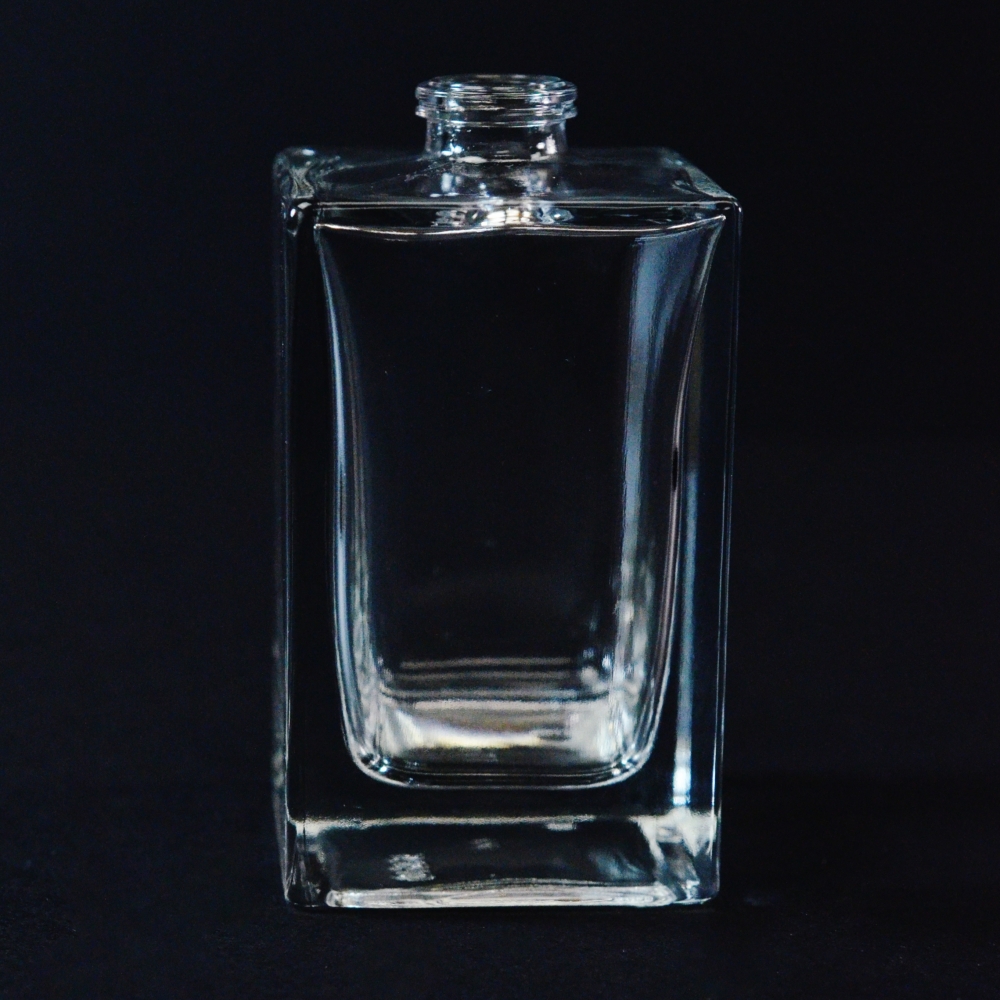 50ml FEA 15 Priam Square Clear Glass Bottle
