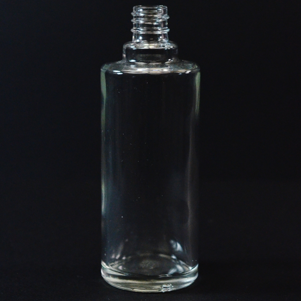 50 ml E4 Ronde Cylinder Clear Glass Bottle