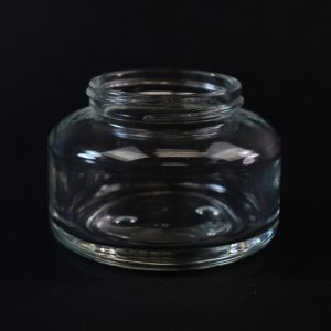 Glass Jar 100ml Heavy Wall Round Base Tango Clear 51-400_1103