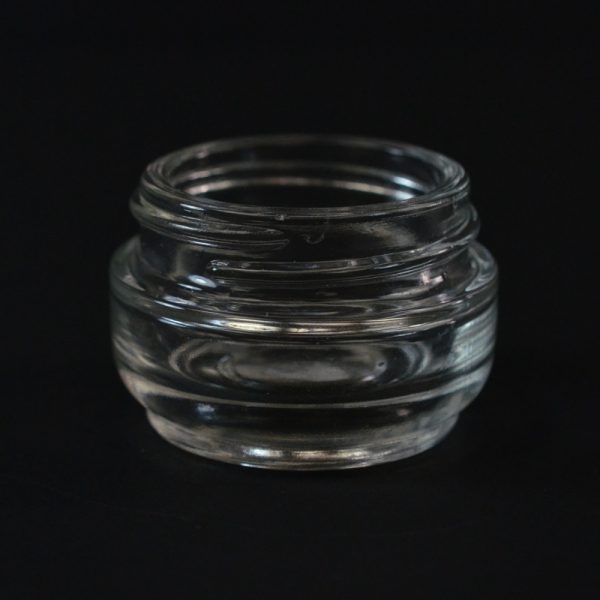 Glass Jar 15ml Heavy Wall Straight Base Venus Clear 40-400_1119